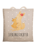 Mr. & Mrs. Panda taschen shopper Fuchs Mama mit Spruch in Grau Pastell