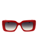 Bulget Damen Sonnenbrillen Quadrat Rot