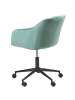 Beliani Bürostuhl VENICE in Grün/Schwarz - (W) 64 x (H) 89 x (L) 64 cm