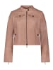 AMBER & JUNE Casual-Jacke mit Stehkragen in Misty Rose