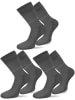 normani 6 Paar Herrensocken mit normani-Logo in Anthrazit