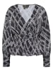 faina Damen Bluse in Schwarz Weiss