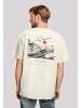 F4NT4STIC Heavy Oversize T-Shirt Oversize Escape Discover the World Town in sand