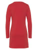 FLASHLIGHTS Jerseykleid in schwarz, rot
