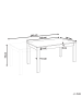 Beliani Esszimmertisch MADURA in Braun - (W) 90 x (H) 76 x (L) 160 cm