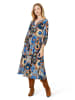 Noa Noa Kleid CarolinaNN in Print Blue-Brown