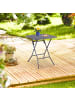 relaxdays Klapptisch in Grau - (B)62 x (H)73 x (T)62 cm