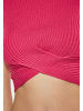 Swirly Damen Crop-Top in PINK