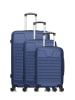 WAVE PARIS 3 tlg. Kofferset SELENGA in Dunkelblau (95L/64L/37L)