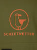 SCHIETWETTER SCHIETWETTER Hoodie Logoprint Toni in olive/neon orange