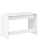 Beliani Schreibtisch LUTETIA in Weiß/Gold - (W) 120 x (H) 78 x (L) 60 cm