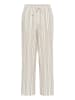 Kaffe Hose KAmilia Relaxed fit in Chalk / Chinchilla Stripe