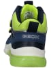 Geox Sneaker in Navy/Lime