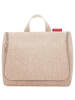 Reisenthel cosmetics toiletbag XL - Kulturbeutel 28 cm (leo vanilla) in twist coffee