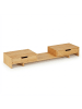 relaxdays Monitorständer in Natur - (B)107 x (H)11 x (T)22 cm