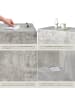 tectake Beistelltisch Inkl. Bodenschoner, Belastbarkeit 45 kg, 90 x 50 x 40 cm