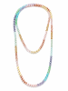 collezione alessandro Halskette " Glaspastell " in multi