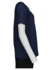 GOLDNER T-Shirt Halbarm Basic-Shirt aus Baumwolle in marine