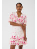 Kaffe Kleid KArosine Tight fit in White Rose Border Flower