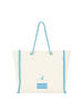 Navigare Handtasche in WHITE AND BLUE
