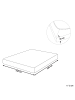 Beliani Bettlaken JANBU in Violett - (W) 160 x (H) 30 x (L) 200 cm