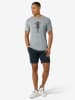 super.natural M SCRAMBLER TEE in grau
