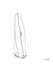 Beliani Standspiegel LARCHE in Gold - (W) 50 x (H) 160 x (L) 3 cm