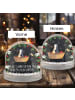 Mr. & Mrs. Panda Schneekugel Weihnachten Pinguin Angelboot mit S... in Kreidetafel