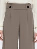 JACQUELINE de YONG Marlene Hose Schlupf Stoffhose GEGGO New Long Culotte Flare Pants in Braun-2