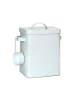 relaxdays 2 x Metallbox in Weiß - 6,5 Liter