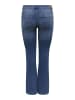 ONLY Carmakoma Flared fit jeans in Medium Blue Denim