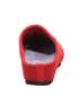 Tofee Pantoffel in rot