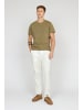 Matinique Casual Hose MAbarton Gerade Passform in Broken White