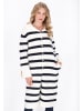 DreiMaster Maritim Cardigan in offwhite dark navy