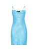 faina Women Dress in light blue metallic