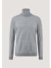 Hessnatur Strick Rollkragen Pullover in hellgrau