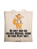 Mr. & Mrs. Panda Tragetasche Pilot Herz mit Spruch in Creme