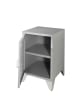 58 aufm Kessel NACHTKOMMODE Kay 40x40x60 Industrial Design aus Metall Grau