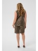 KAFFE curve Ärmellose Bluse KCjessa Regular fit in Black/Brown Leopard