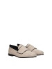 Max Mara Beige Stoff Slip-On Loafer