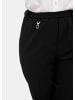 GOLDNER Kurzgröße:  Elegante Stretchhose mit Komfortbund in schwarz
