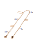 NAEMI Women Anklet in Rose Gold Blue