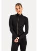 SMILODOX Trainingsjacke Kenna Gold in Schwarz