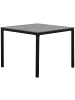 Beliani Esstisch PRATO in Grau/Schwarz - (W) 95 x (H) 74 x (L) 95 cm