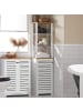 SoBuy Badezimmerschrank in Reinweiß - (W) 30 x (H) 160 x (L) 39 cm