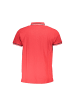 cavalli CLASS Rotes Baumwoll-Polohemd