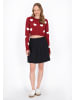 myMo Women Cardigan in wine red