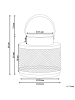 Beliani Laterne YAMDENA in Schwarz - (W) 24 x (H) 24 x (L) 24 cm