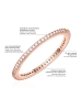 Glanzstücke München Ring Sterling Silber roségold Zirkonia weiß in roségold