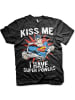 Superman T-Shirt in Schwarz